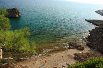 Plaja Metalia din insula Thassos