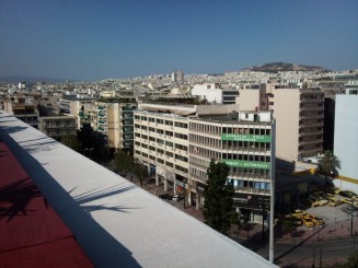 Panorama de pe terasa hotelului