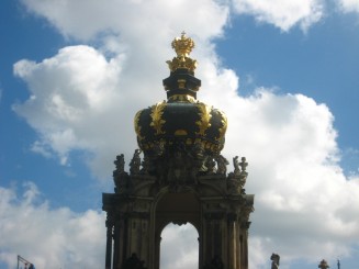 Dresda - Palatul Zwinger - poarta de intrare