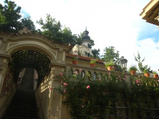Praga, august 2010 - gradini castel