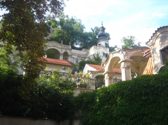 Praga, august 2010 - gradini castel