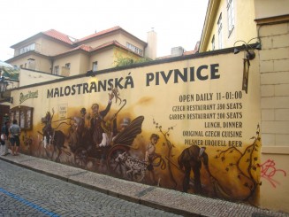 Praga, august 2010 - aici am mincat