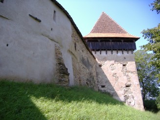 Biserica fortificata Viscri-zidul exterior