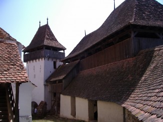Biserica fortificata Viscri-zidul interior