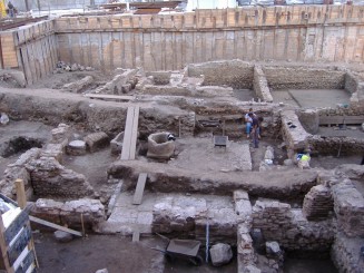 Sofia-ruine ale orasului Serdica(sub bdul. Maria Luiza)