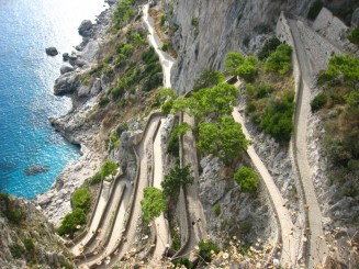 Insula Capri - vedere din Gradinile lui Augustus