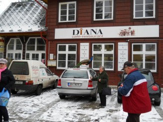 in munti la restaurantul Diana