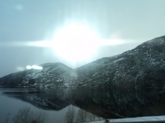 Zona montana dintre Haugesund (coasta de vest) si Oslo(partea sudica)