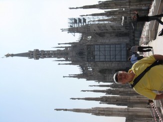 pe terasa superioara a duomo-ului