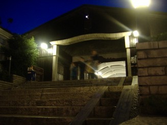 Lovech by night-Podul Acoperit