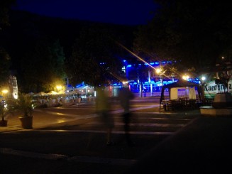 Lovech by night-piata veche
