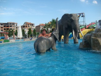 la aquaparkul din sunny beach