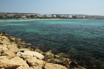 Plaja din centru Ayia Napa