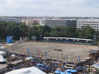 Munchen: Oktoberfest 2010, zona pentru cursele traditionale de cai