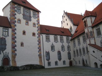 Fussen: in curtea castelului