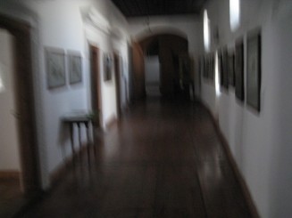 Fussen, in interiorul castelului transformat in galerie de arta