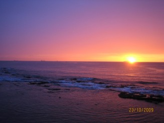 Apus de soare la Marea Tireniana