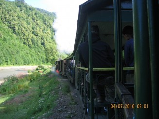 Cu mocanita pe valea Vaserului