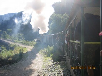 Cu mocanita pe valea Vaserului