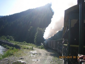 Cu mocanita pe valea Vaserului