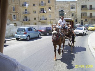 La Valletta, Malta - Grand Hotel Excelsior, şi  ,,City Sightseeing Tour''cu trăsură