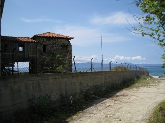 Grecia, Halkidiki: Ouranopolis, granita cu Muntele Athos