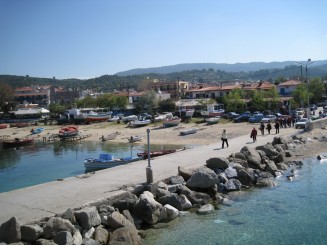 Grecia, Halkidiki: Portul Ouranopolis