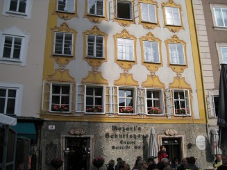 Salzburg: casa in care s-a nascut Mozart (cealalta fatada)