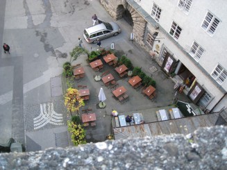Austria, Salzburg: spre Fortareata Hohensalzurg