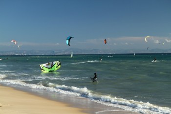 Plaja langa Tarifa (kitesurfing)