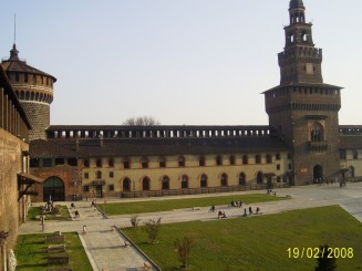 Milano - Castelul Sforzesco şi Pinacoteca sa