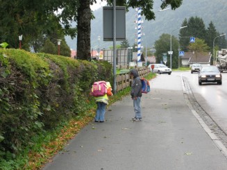 Germania, Bad Wiessee: in drum spre scoala... sau spre casa...