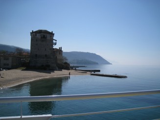 Grecia, Turnul Bizantin din Portul Ouranopolis