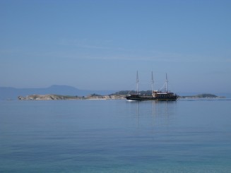 Grecia, in apropierea Muntelui Athos