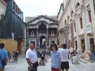 Croatia - Split cu Palatul lui Diocliţian