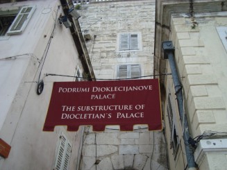 Croatia - Split cu Palatul lui Diocliţian