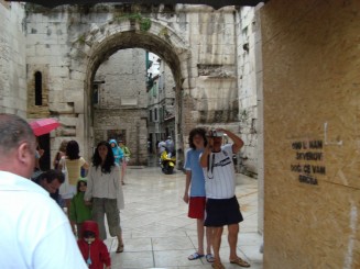 Croatia - Split cu Palatul lui Diocliţian