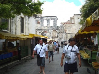 Croatia - Split cu Palatul lui Diocliţian