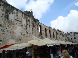 Croatia - Split cu Palatul lui Diocliţian