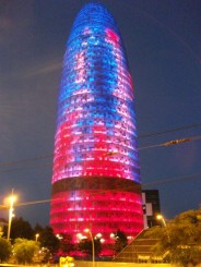 Barcelona by night-Torre Agbar
