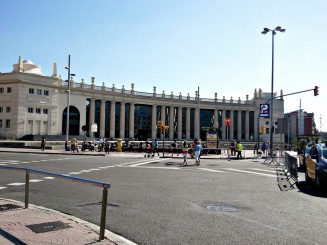 spre parcul montjuic