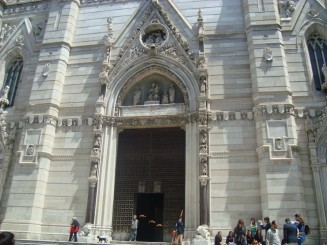 Napoli - Un giuvaer sub munti de gunoaie.