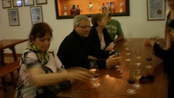 Degustare de vinuri (cam tremurata imaginea!)