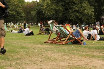 Parcul St James - concert in aer liber