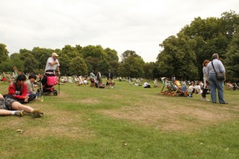 Parcul St James - concert in aer liber
