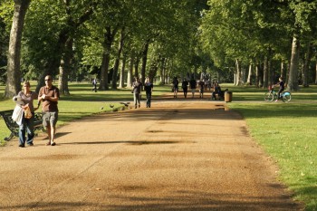 Kensington Gardens, imediat dupa ploaie