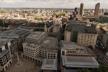 Panorama din Catedrala Sf. Paul (catre nord)