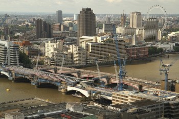 Panorama din Catedrala Sf. Paul (catre sud-vest)