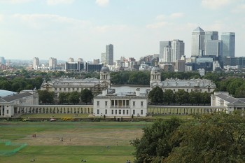 Panorama de pe Observatory Hill (Greenwich Park)
