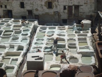 Tanneries Chouara (Tăbăcăria) -  Fez, Maroc